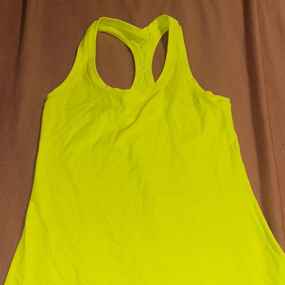 Lululemon Athletica Bright Yellow Tank Top